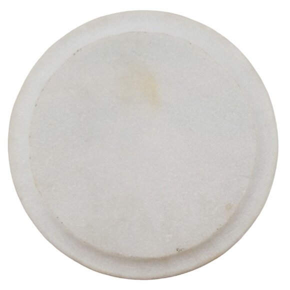 VTG Ornate Lady on Marble Hand Painted Decorative 9" Plate in Red Velvet - Picture 3 of 9